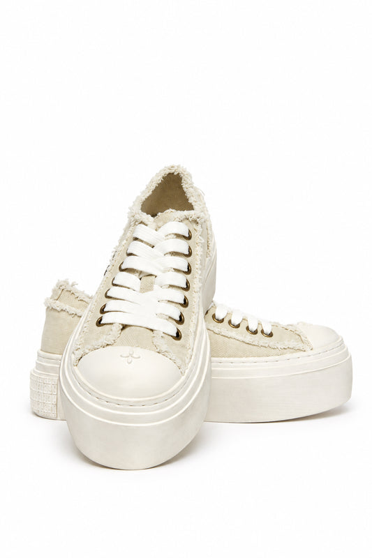 Ivory Platform Sneakers