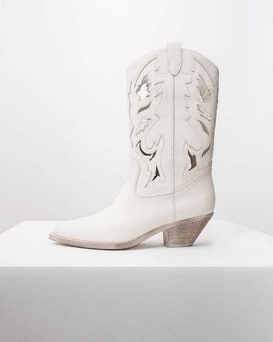 White Cowboy Boots