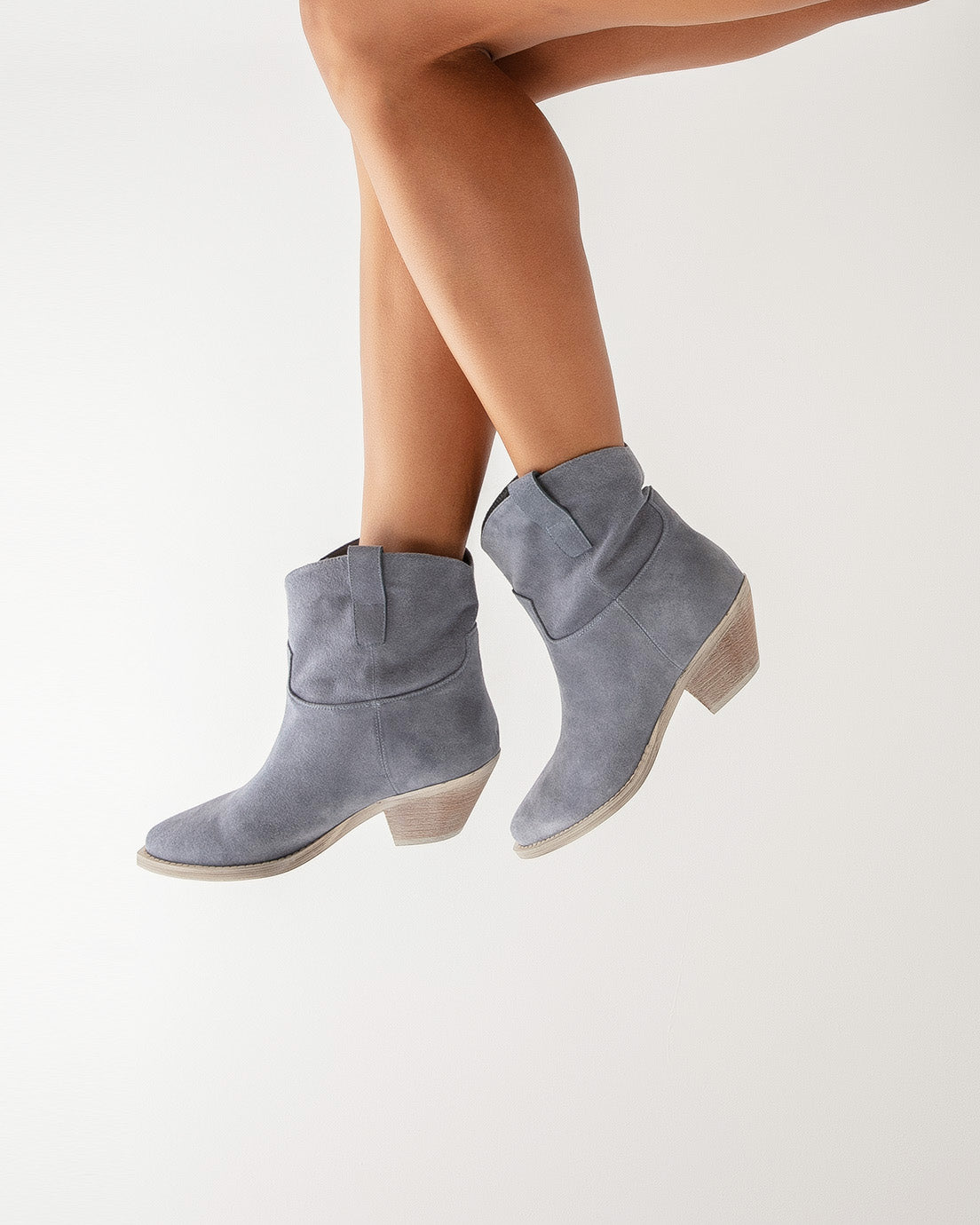 Dusty Blue Boots