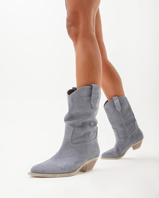 Blue Suede Boots
