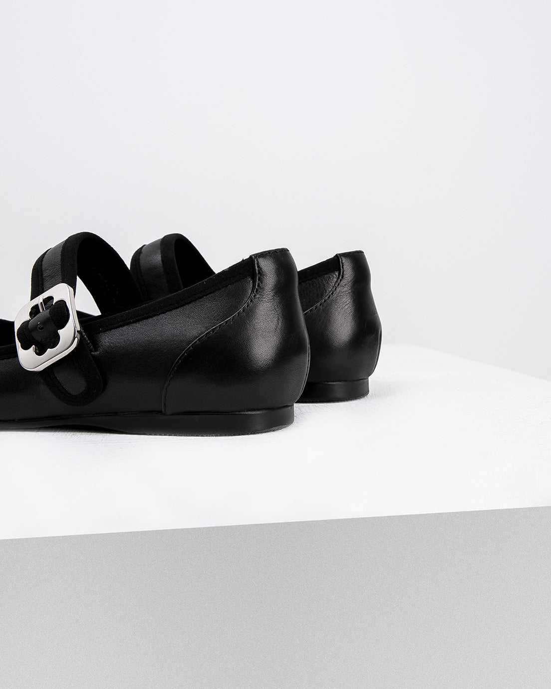 Black Mary Jane Flats