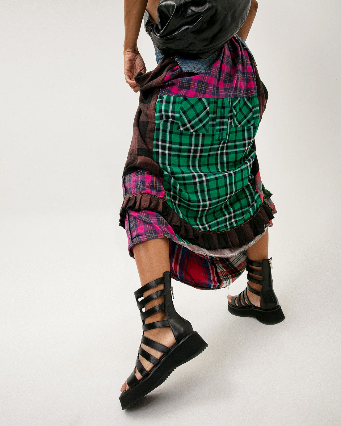 Black Gladiator Boots