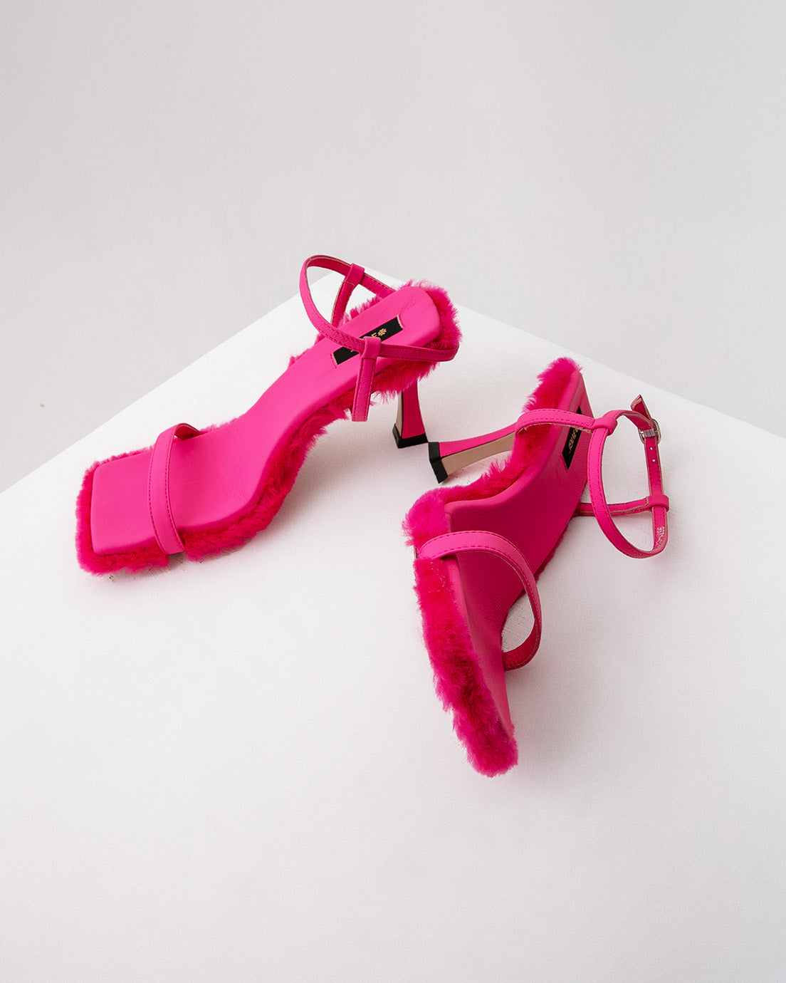 Pink Fur Heels