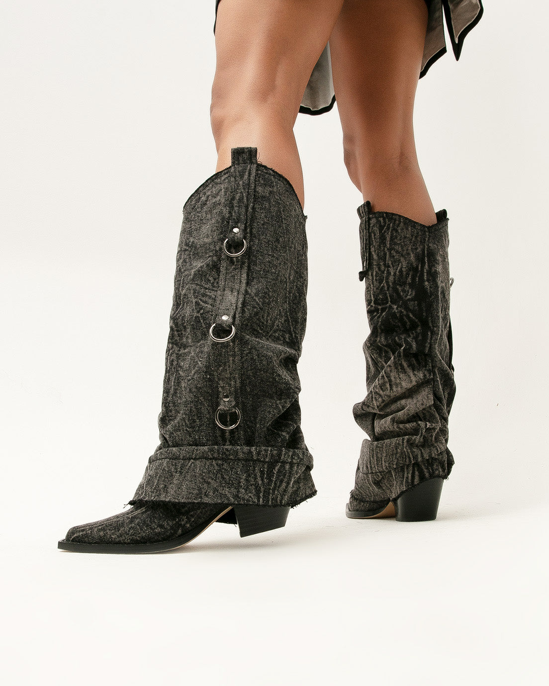 Washed Cowboy Boots