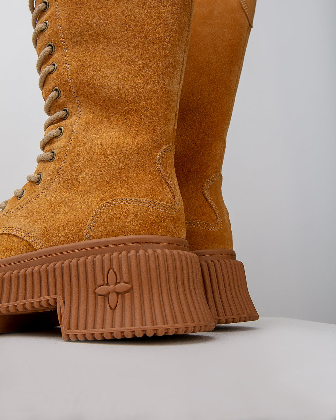 Camel Suede Boots