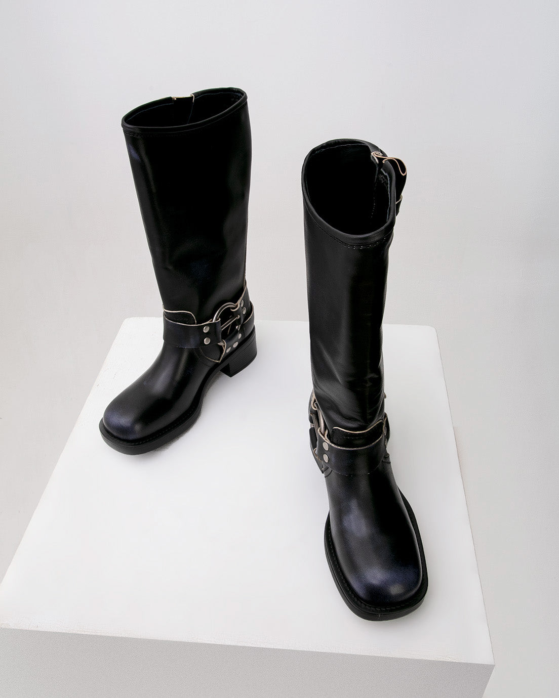 Black Leather Boots
