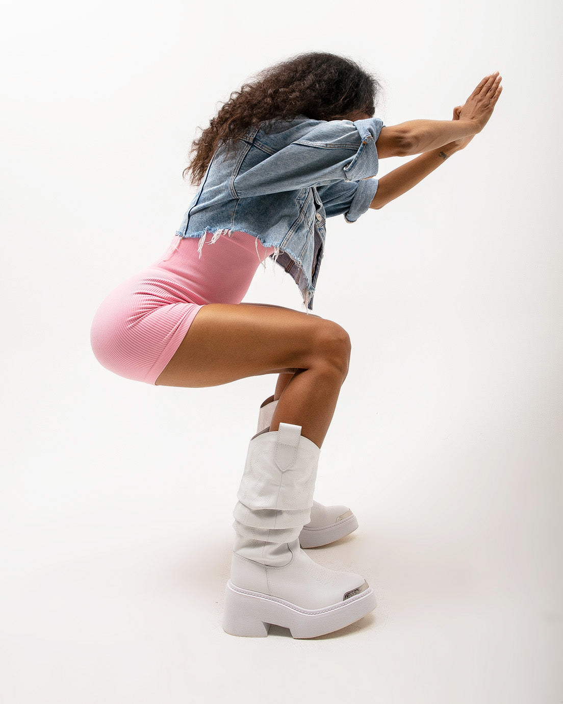 White Platform Boots