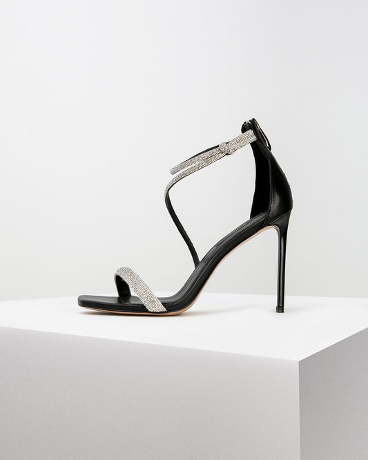 Crystal Strap Heels