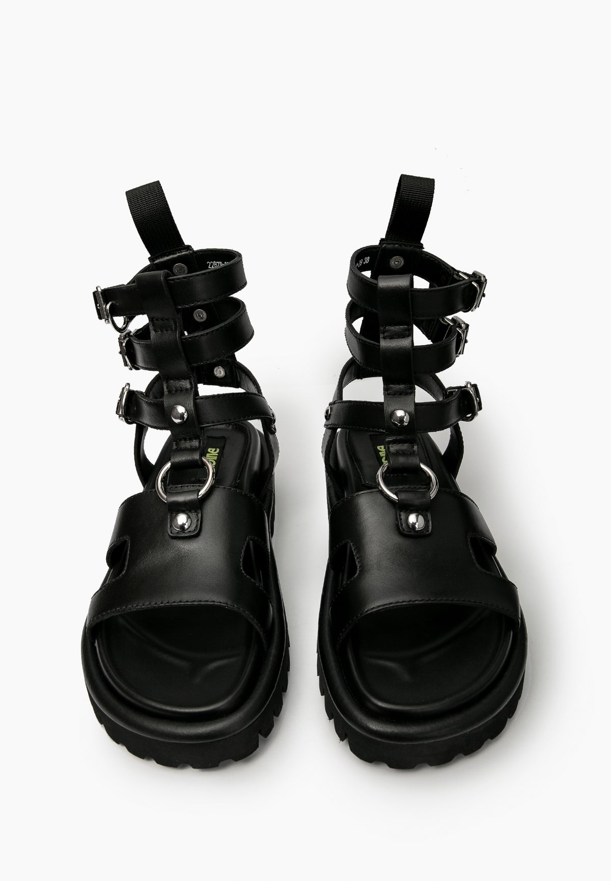 Black Chain Sandals