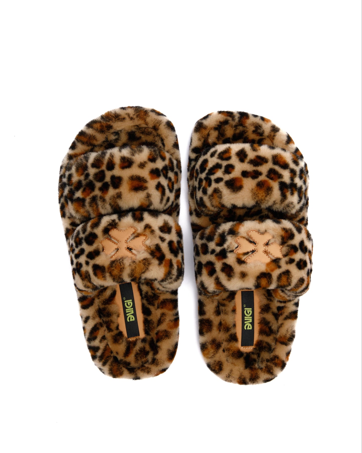 Leopard Fur Slippers