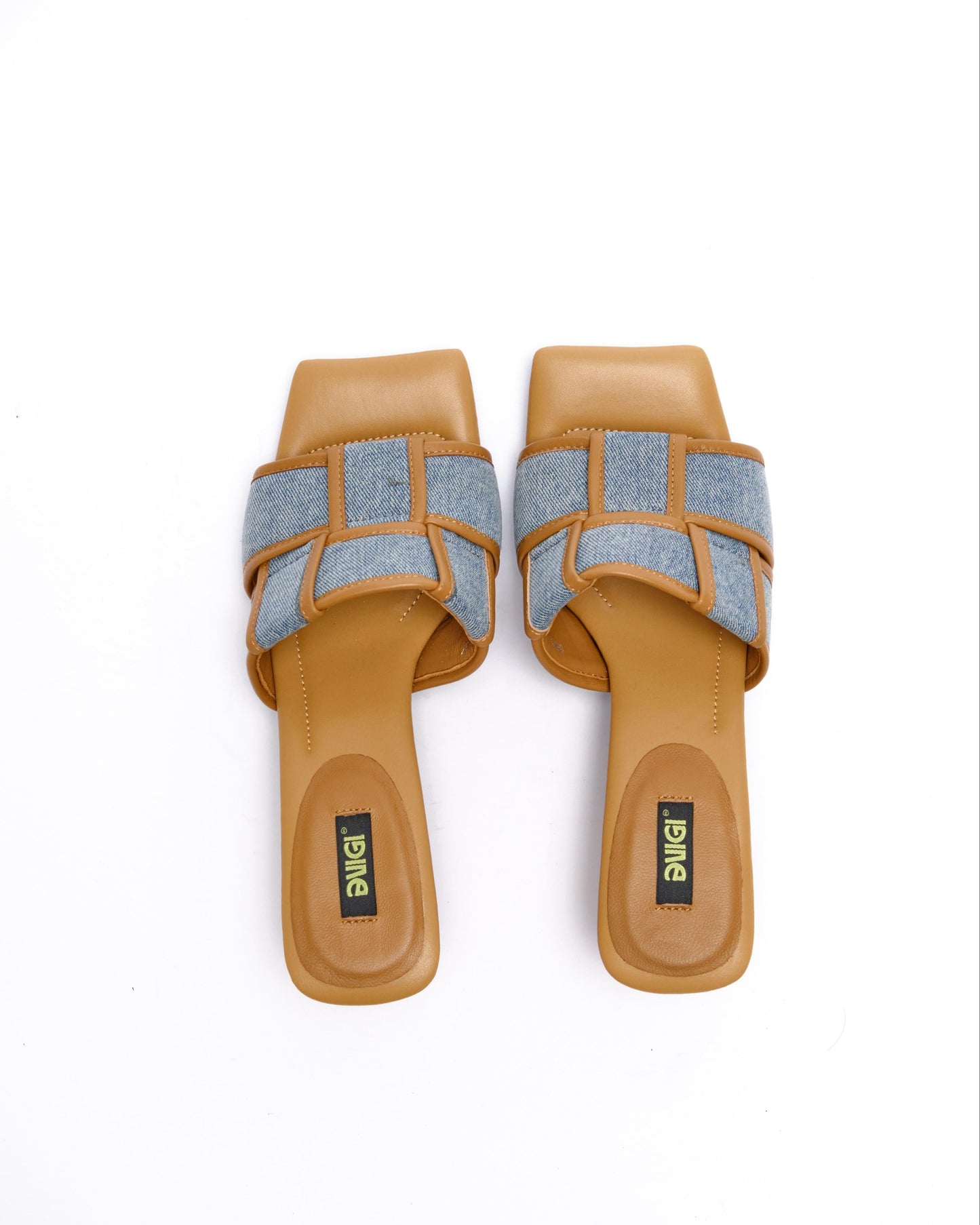 Denim Mule Heels