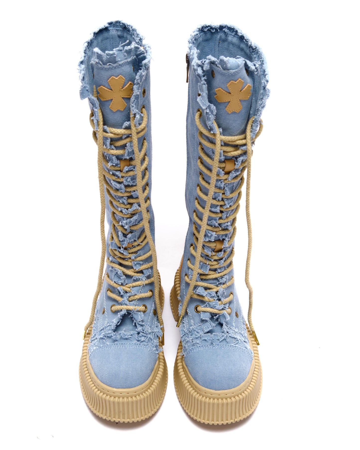Denim Tall Boots