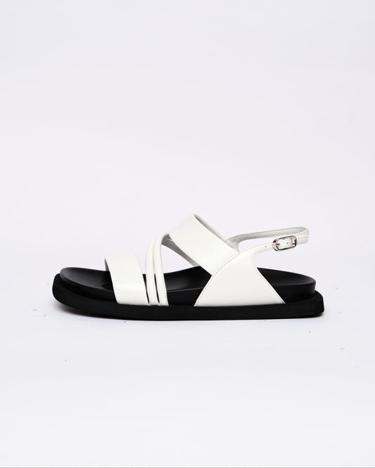 White Minimal Sandals