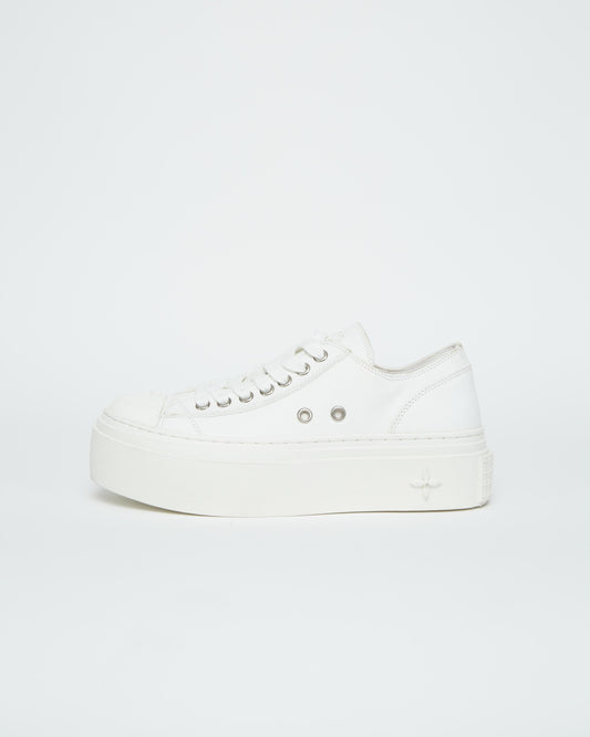 White Platform Sneakers
