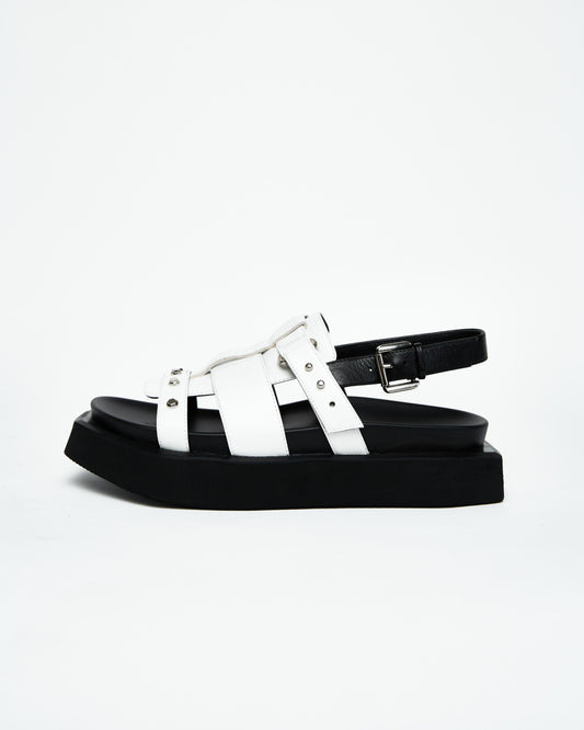 White Strap Sandals