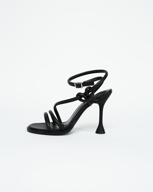 Black Spiral Heels