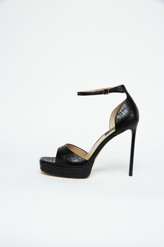 Croc Platform Heels