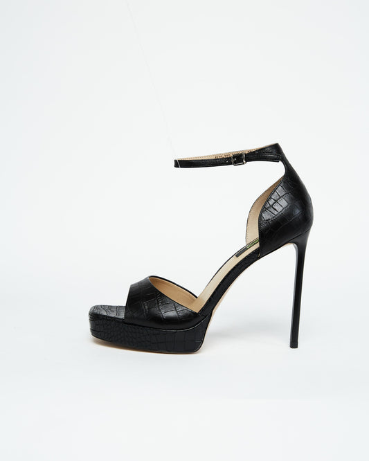 Croc Platform Heels