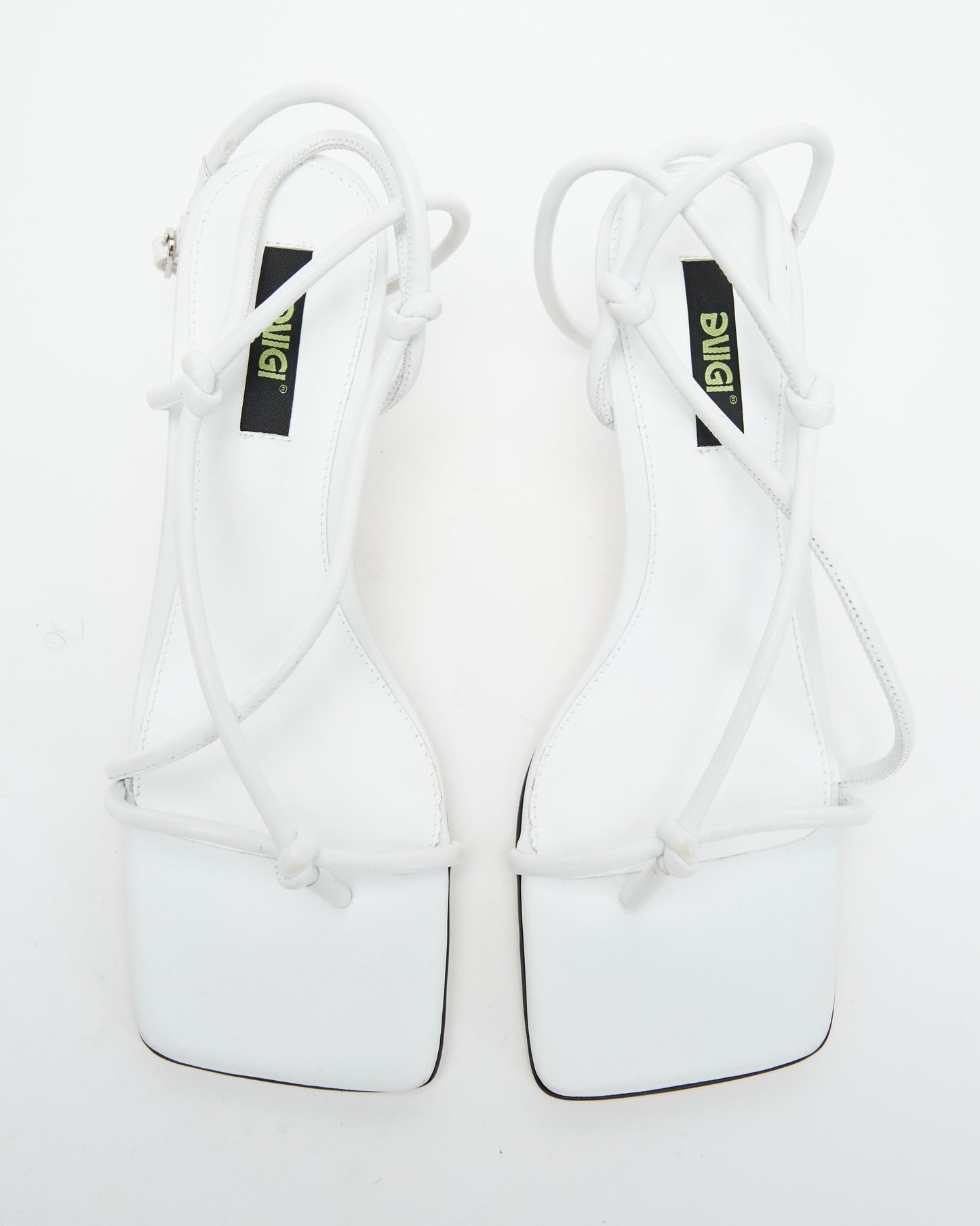 White Strap Heels