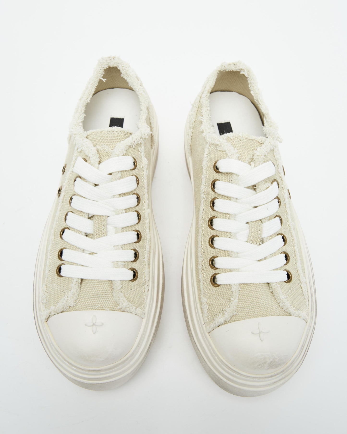 Ivory Platform Sneakers