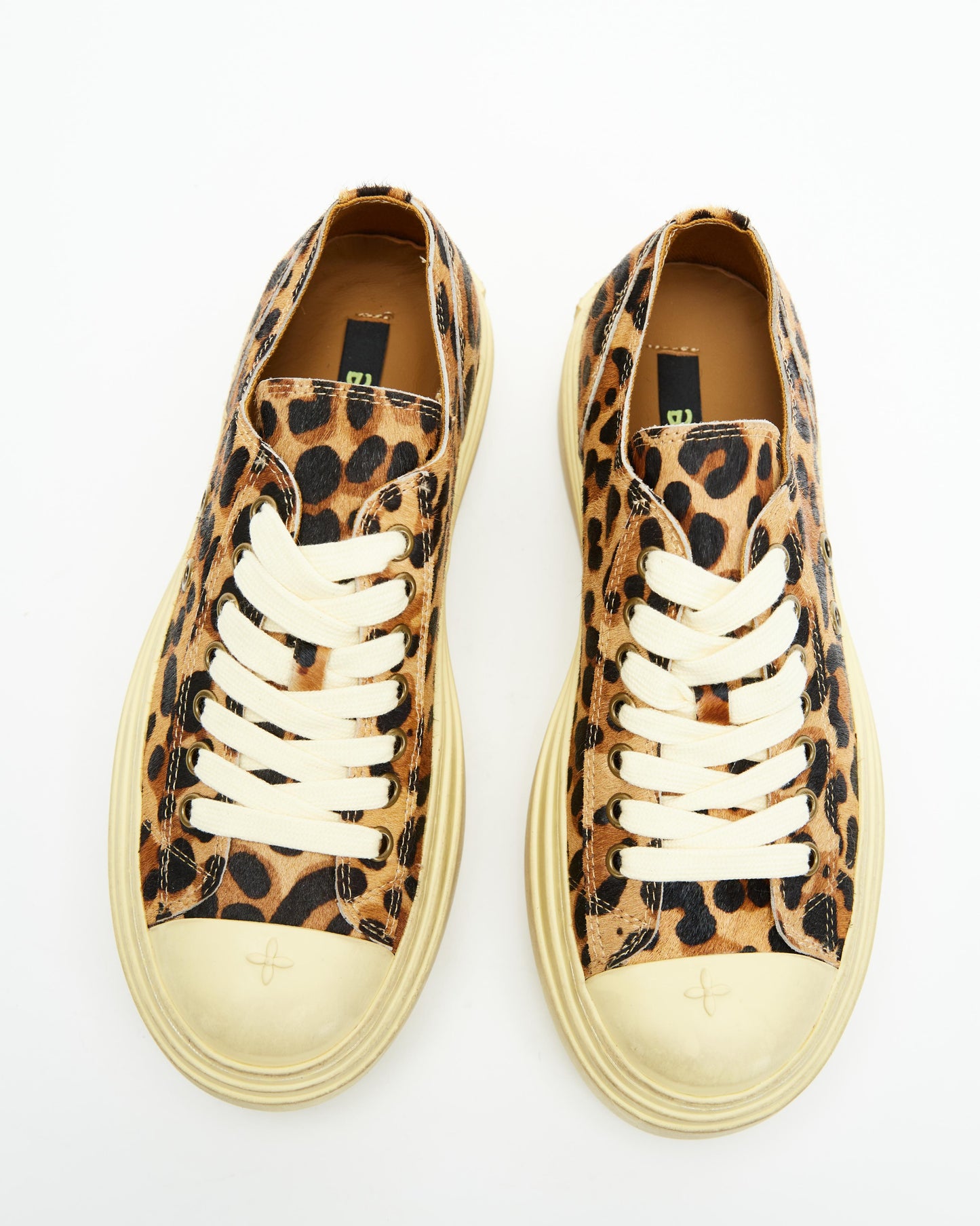 Leopard Print Platform Sneakers