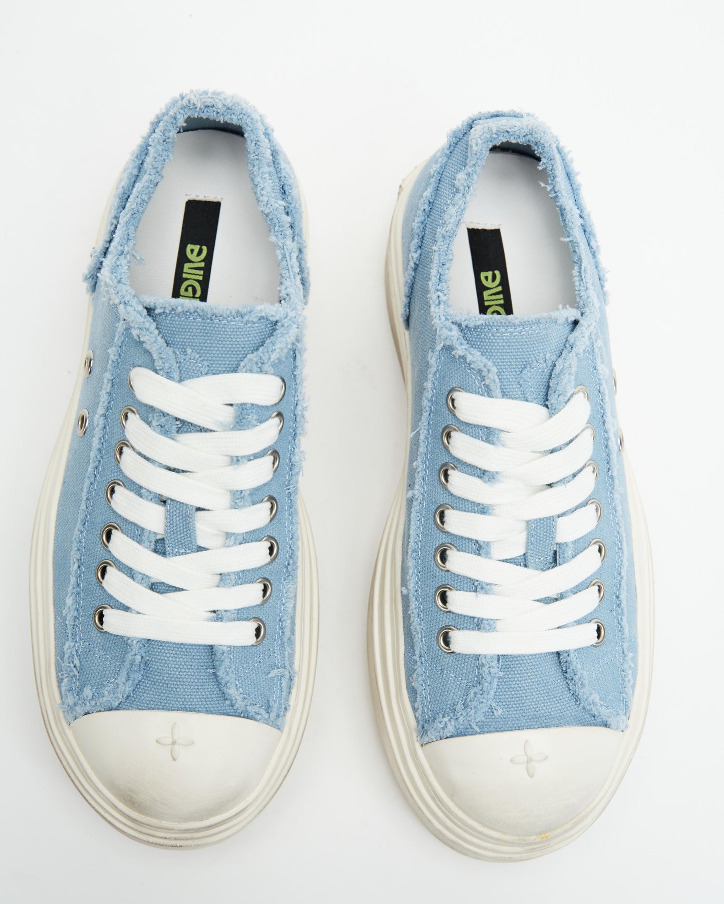 Blue Platform Sneakers