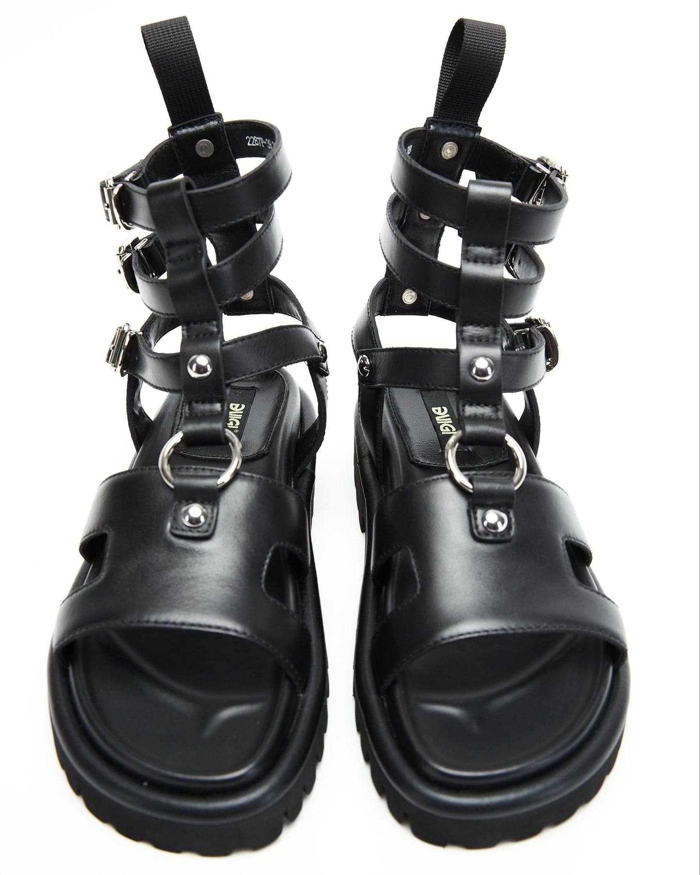 Black Chain Sandals