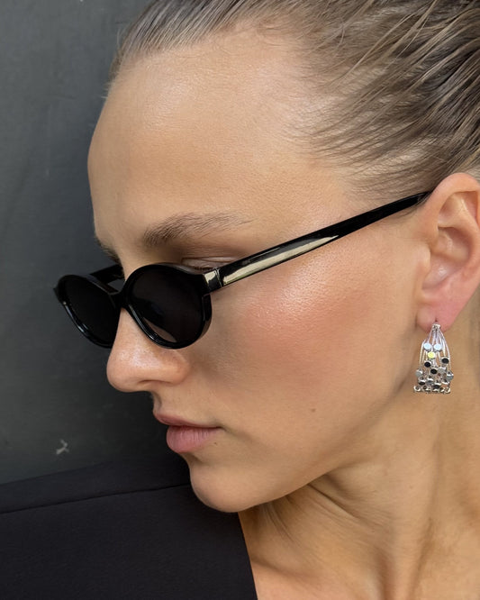 Layered Chain Hoop Earrings