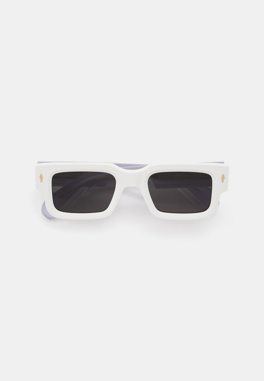 White Retro Sunglasses