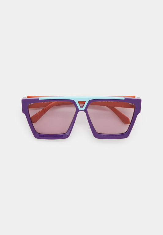 Purple Shield Sunglasses