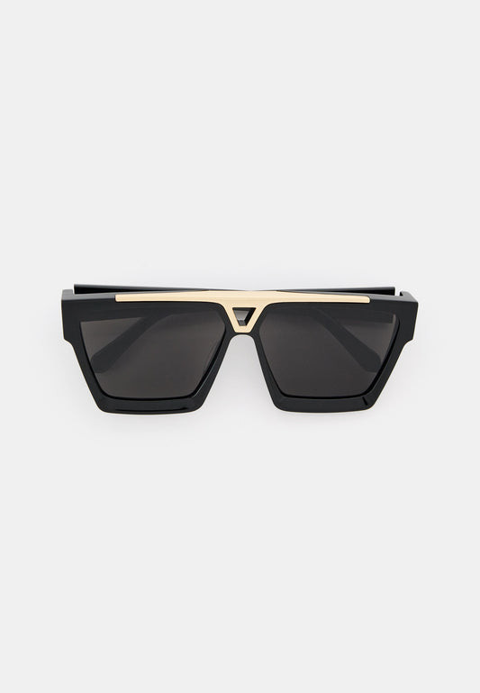 Black Geometric Sunglasses