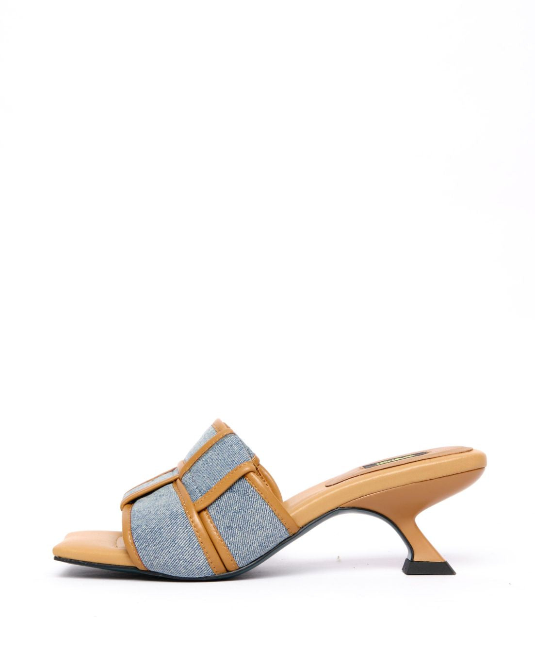 Denim Mule Heels