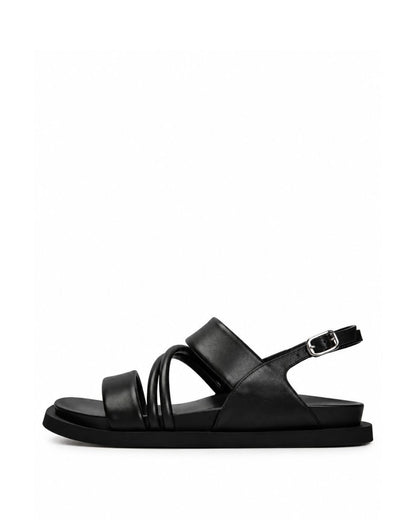 Black Minimal Sandals