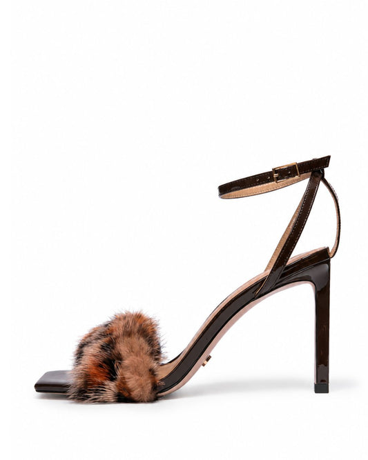 Black Fur Heels