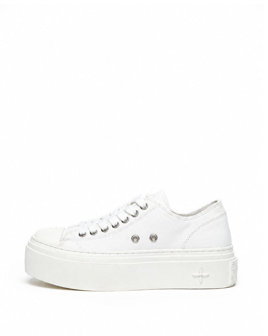 White Platform Sneakers