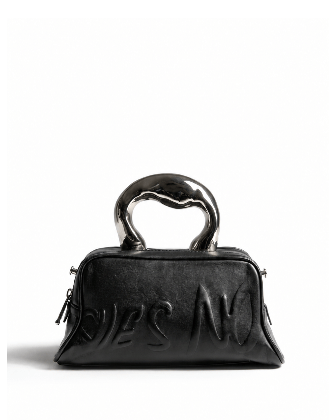 Black Sculptural Mini Bag
