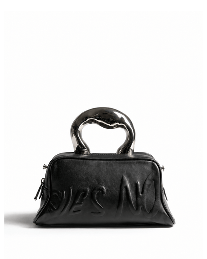 Black Sculptural Mini Bag