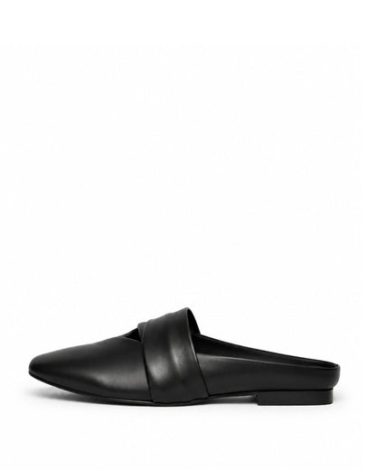 Black Minimal Mules