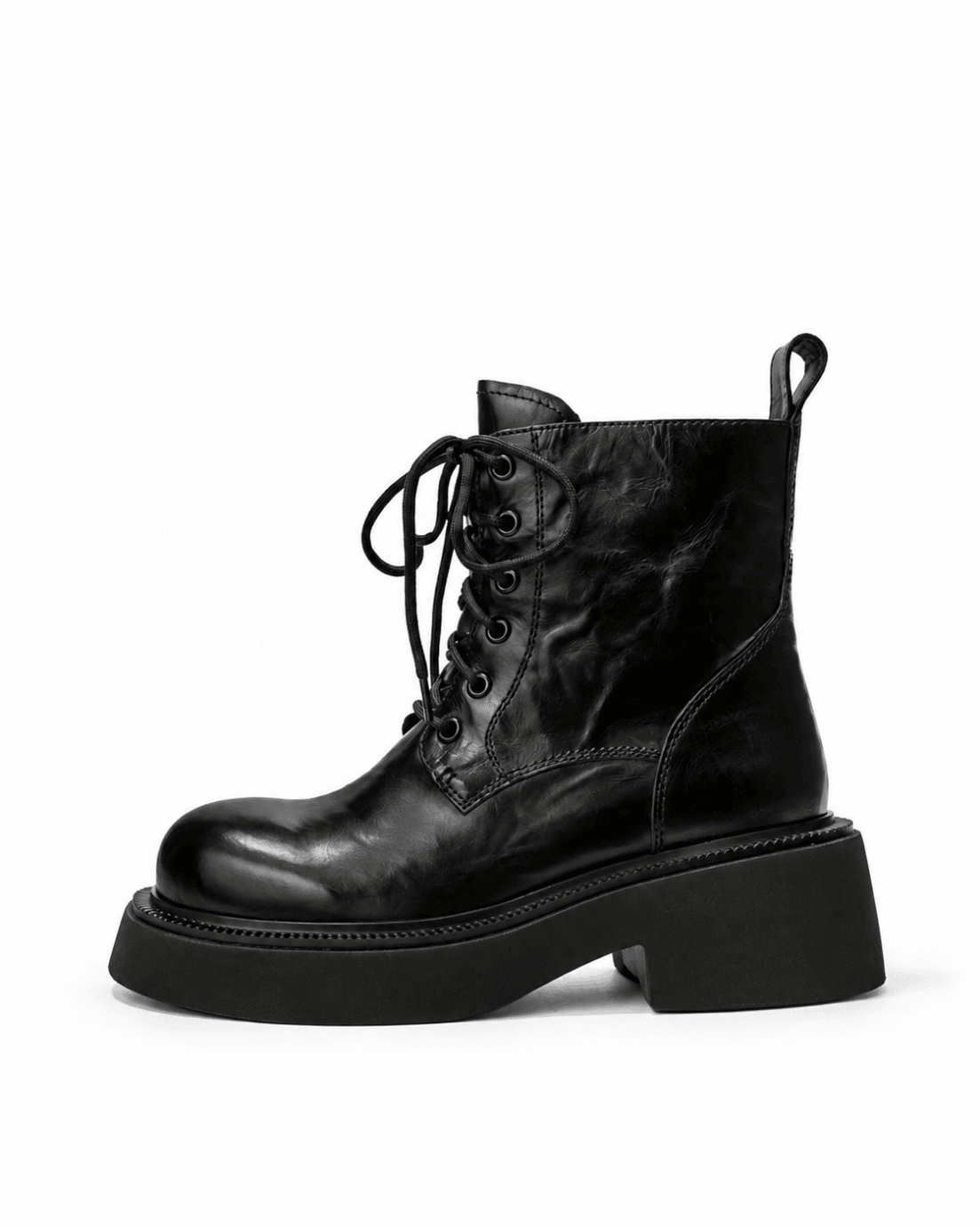 Black Boots Chunky Platform