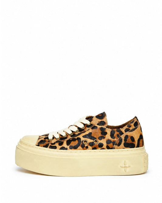 Leopard Print Platform Sneakers