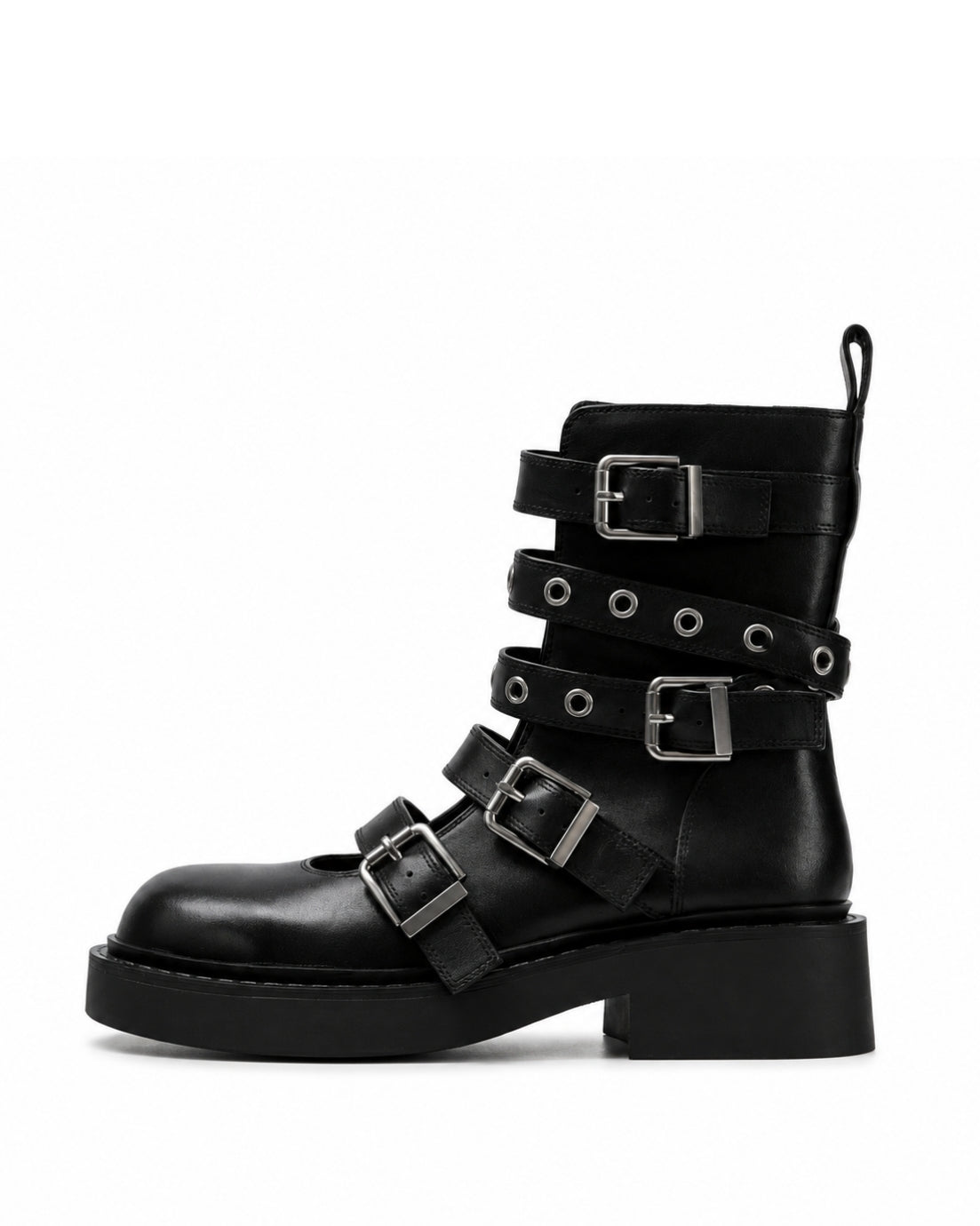 Black Cage Boots