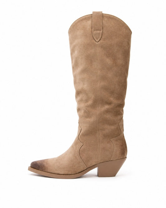 Taupe Knee Boots