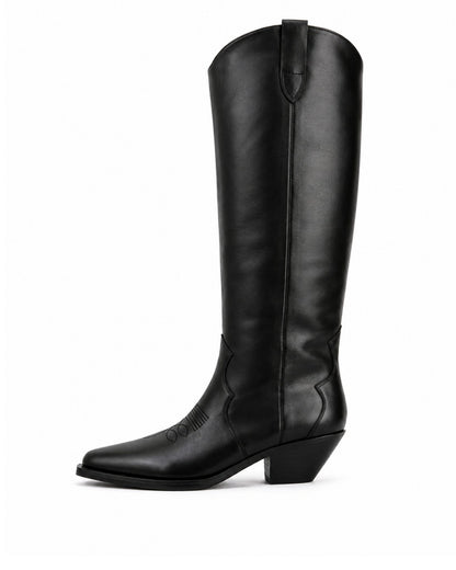 Black Knee Boots