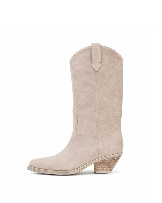 Cream Cowboy Boots