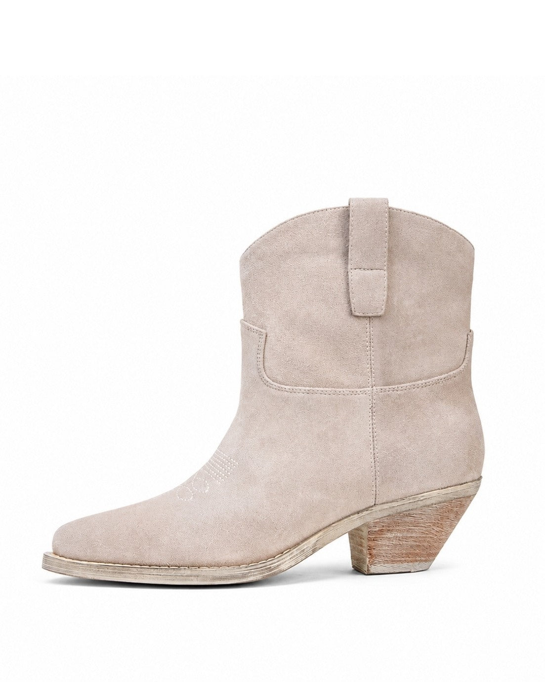 Cream Western Boots
