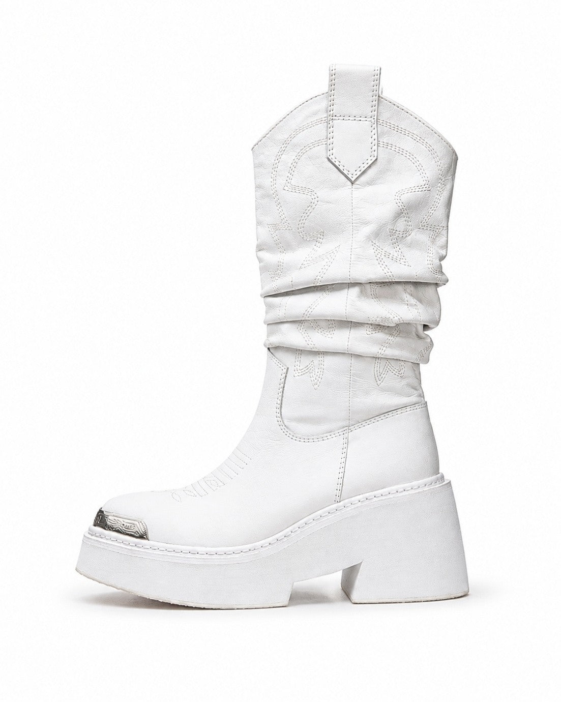 White Platform Boots
