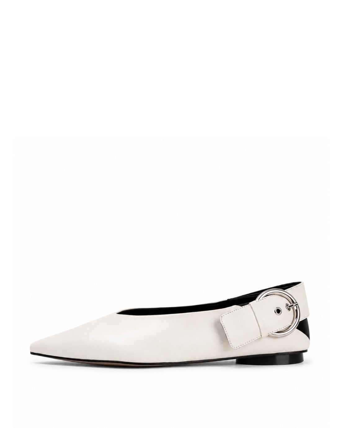 Ivory Slingback Flats