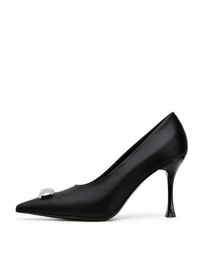 Black Crystal Pumps