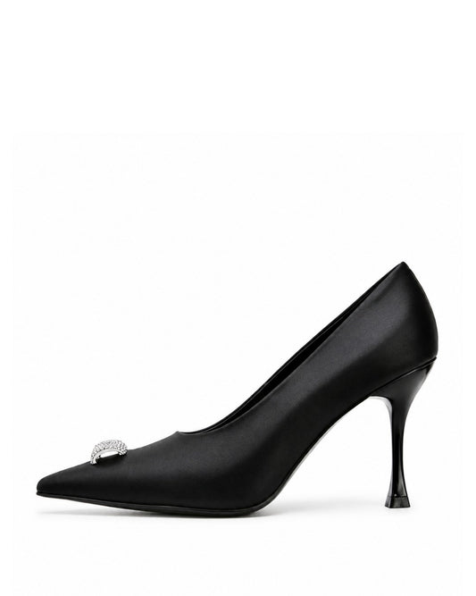 Black Crystal Pumps