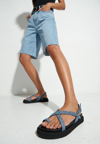 Blue Cross Sandals